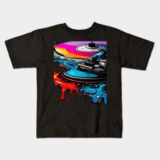 Colorful turntable Kids T-Shirt